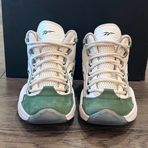 Reebok Allen Iverson Question Mid Michigan State Sneakers - Kids Size 4.5 - Picture 2 of 8